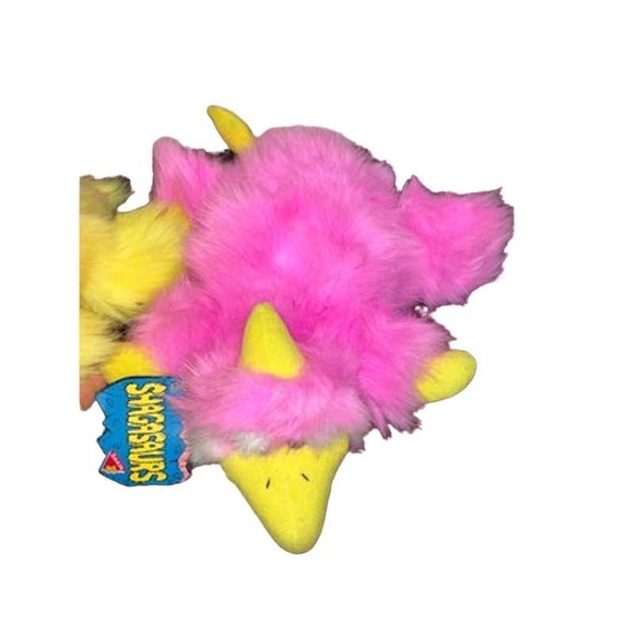 NWT - THREE 1992 VINTAGE Collectors 14 inch Shagasaurs Plush Dinosaurs - Picture 8 of 9